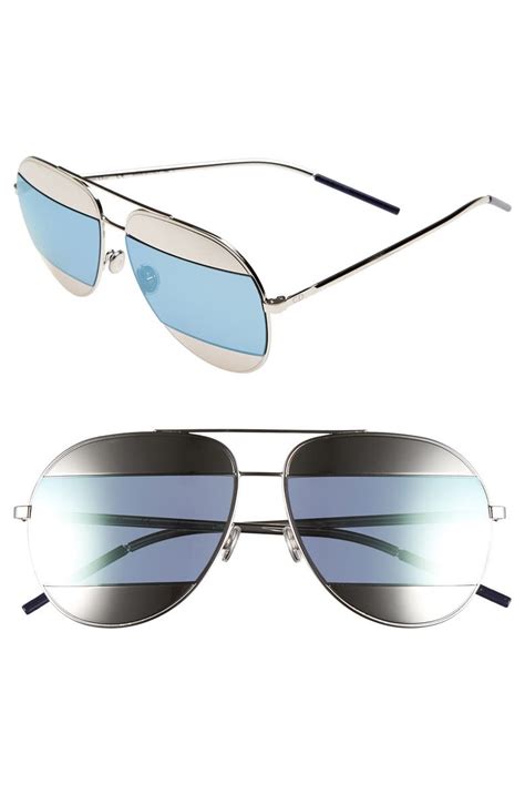 dior aviator sunglasses split